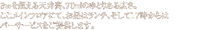 どこにいてもお互いの存在を確認できる仕切り・柱のない、開放的なフロア